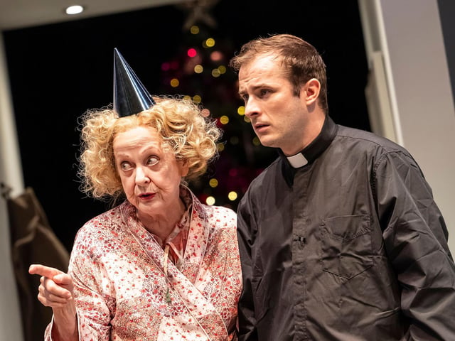 Susie Blake and Max Bowden in Murder at Midnight