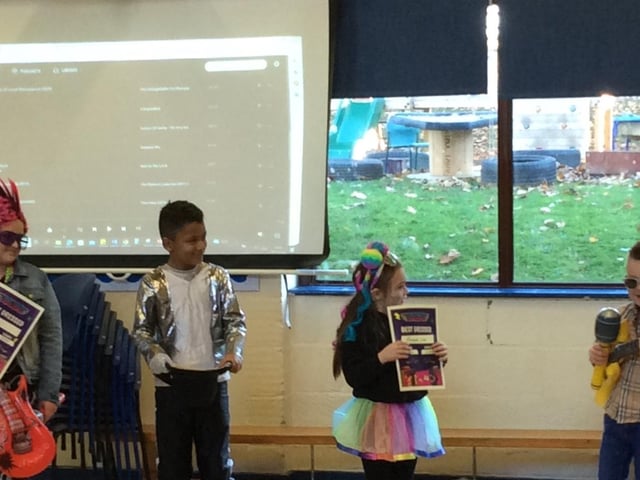 Ringstead Church of England Primary School launches Times Tables Rock Stars with funky fancy dress