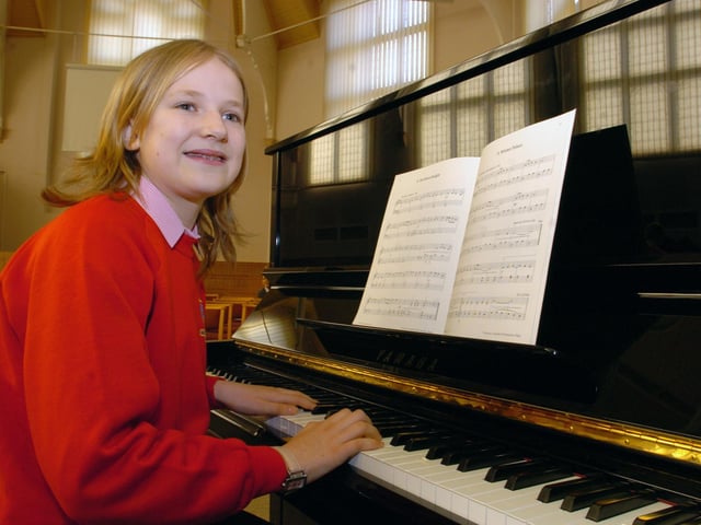 Amber Hockridge, 10, at the March 2006 Kettering Eisteddford