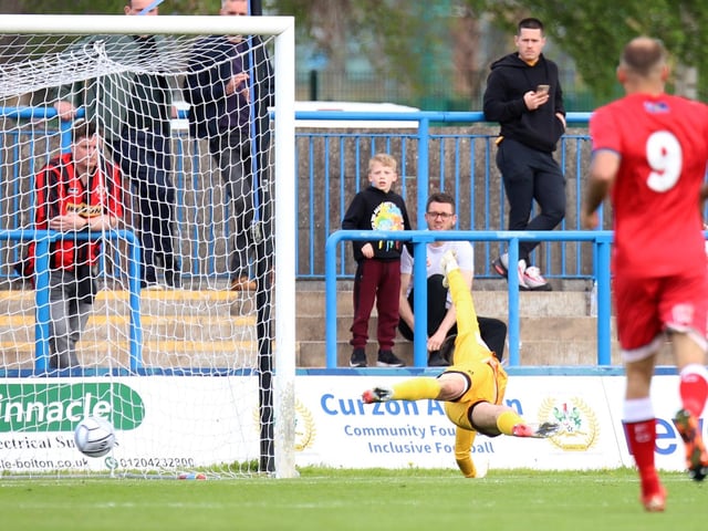 Jordan Richards' goal put Curzon Ashton in front and left Kettering's play-off hopes in tatters