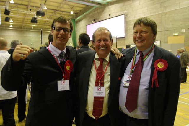 George Blackwell (middle) served as a a Parish, Borough and County Councillor for decades