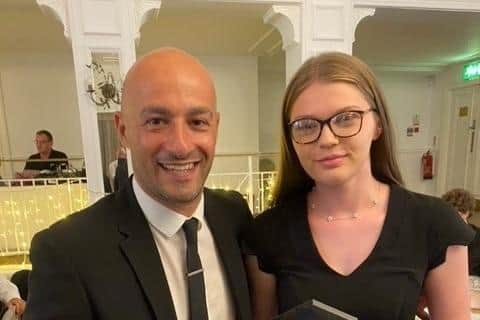 KBA principal Dino Di Salvo and Kasey Wilesmith