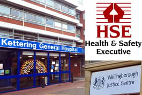 Kettering General Hospital Trust has been taken to court by the Health and Safety Executive (HSE)