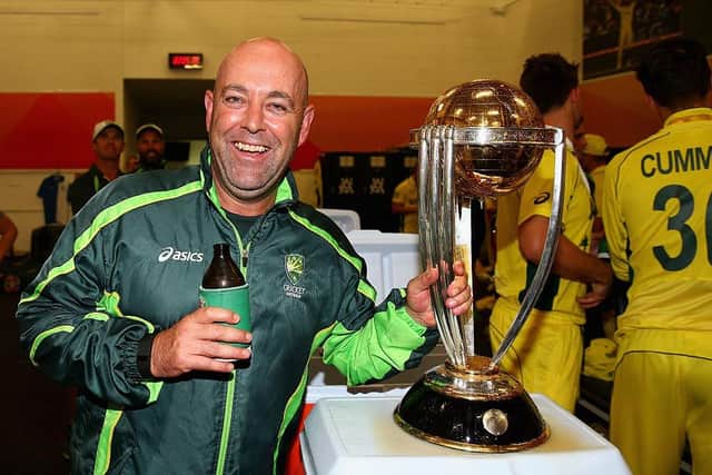 Darren Lehmann led Australia to World Cup glory in 2015