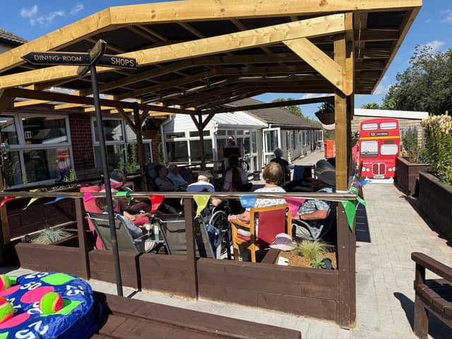 Sunshine, smiles, and a little welcome shade! Our newly built shelter proved the perfect spot to relax, chat, and enjoy the summer vibes at our Garden Party.