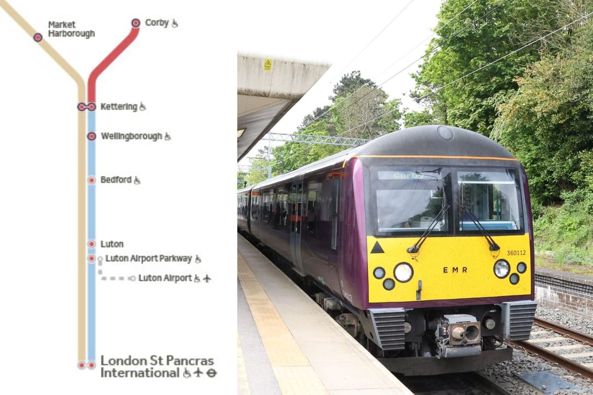 Emr Train37 EMR train service disruption for Corby and Wellingborough passengers to ...