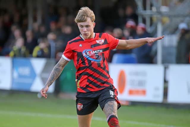 Eddie Panter was impressive on his Kettering Town debut on Saturday (Picture: Peter Short)