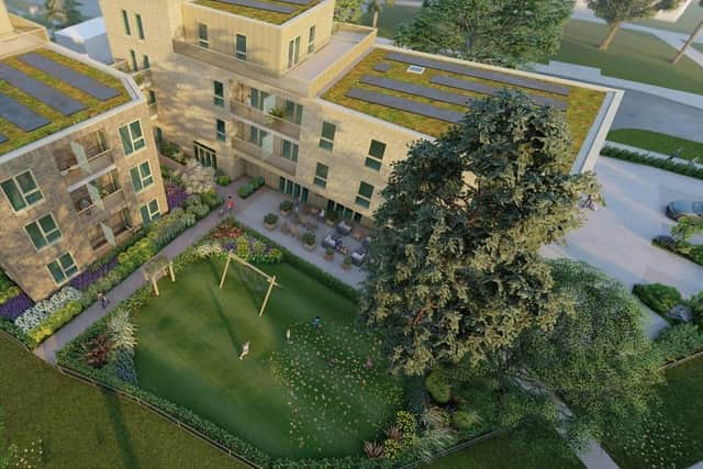 A birdseye view of Pluto Place. Image: Midlands:Design