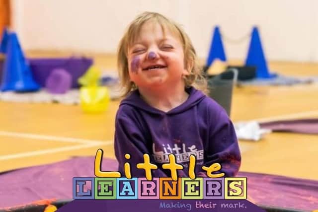Messy fun is guaranteed at a Little Learners Class!