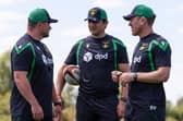 Phil Dowson (centre) is looking forward to facing fresh opposition in September (picture: Tom Kwah/Northampton Saints)