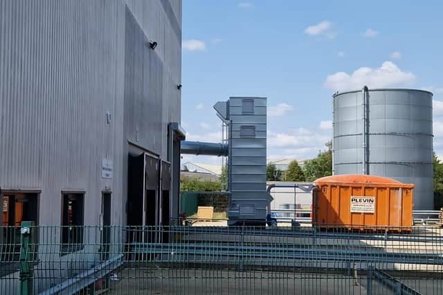 Desborough : The dust extractor unit installed at the Dunkleman factory /National World