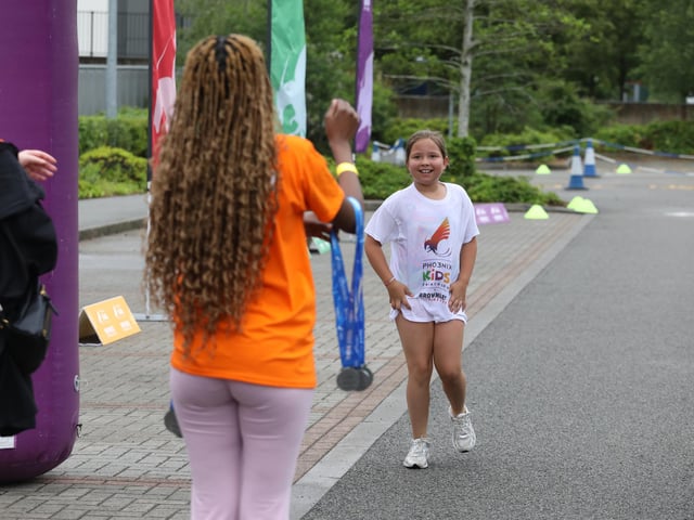 School pupils take part in the Kids of Steel mini triathlon in Corby/IMG
