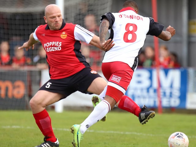 Guy Branston challenges Aaron O'Connor