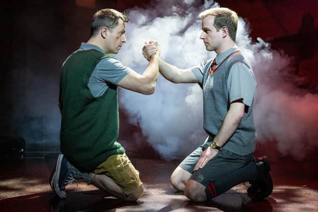 Sean Jones (pictured left) takes the role of Mickey Johnstone