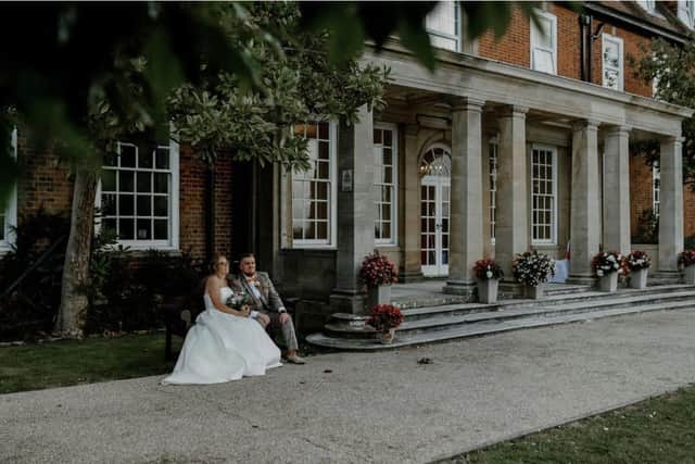 Leonie and Luke Griffin recently got married at the venue. Picture: Nina Mistry photography
