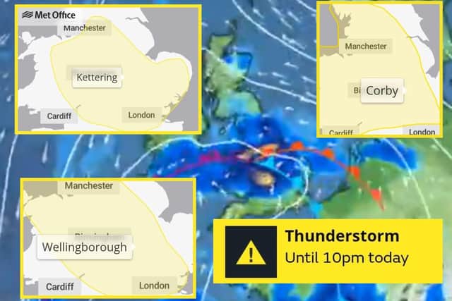 Met Office yellow weather warning in place for two days across North Northants/IMG