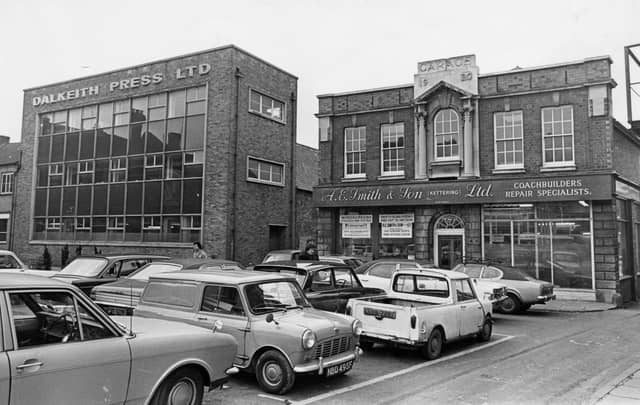 A old view of Dalkeith Place with the Dalkeith Press - a printing outlet which fed lots of workers to the ET over the years.