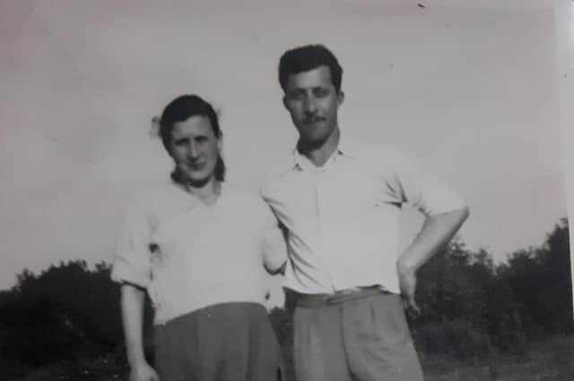 Frank and his wife Caterina in about 1956