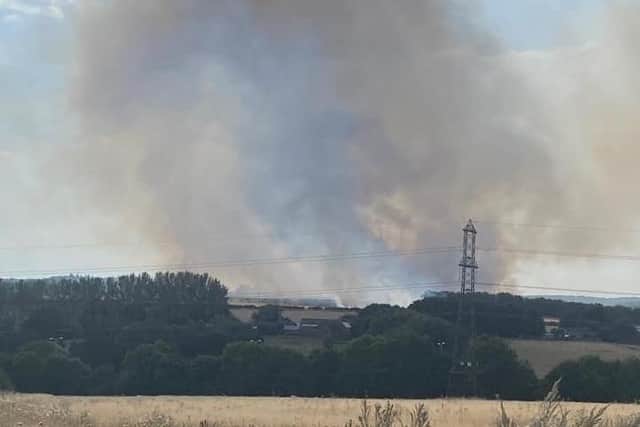 The Cransley fire. Credit: Angela Simpson