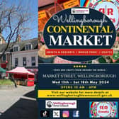 The continental market is usually held twice a year in Market Street