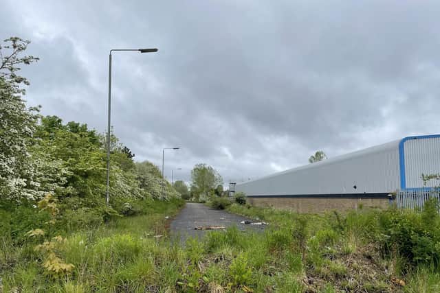 The land backs on to the Earlstrees Industrial Estate