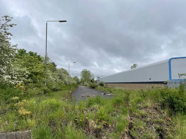 The land backs on to the Earlstrees Industrial Estate