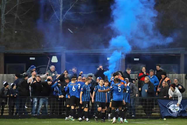 It was a blue day for Kettering Town on Saturday as they suffered a humbling 3-1 home defeat at the hands of Long Eaton United (Picture: Pete Short)