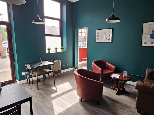 Inside the new shop at Nene Court