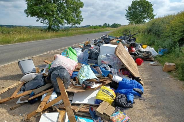 One of the fly-tipping incidents