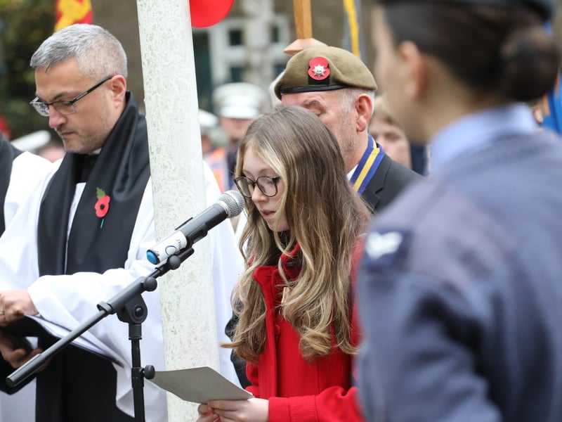 Corby Remembrance Sunday service :
