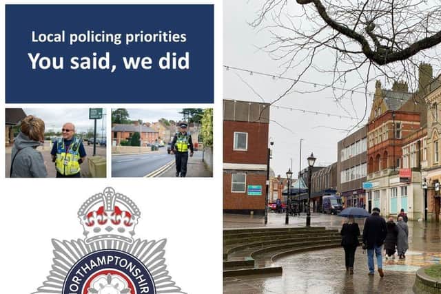Police have given an update on their local priorities for Wellingborough over the past six months