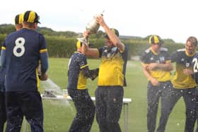 Reigning Premier Division champions Finedon Dolben are hoping for more scenes like this as the new Northants Cricket League season gets ready to start
