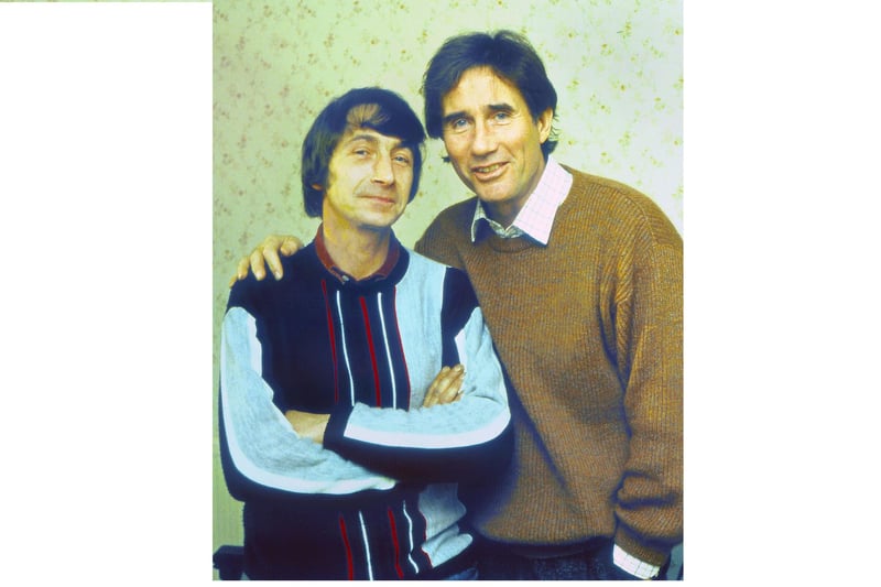 Mick Smith with his brother Jim Dale