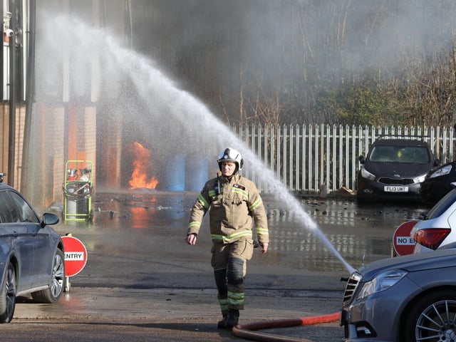 Kettering fire at Headlands MOT centre and garage
