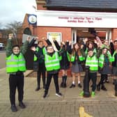 Mawsley CP School's ECO Team Celebrating their Pupil Power!