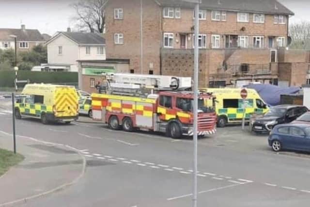 Staff at Welland Vale Co-op were treated in hospital for their injuries. Picture by Sharon Graham.