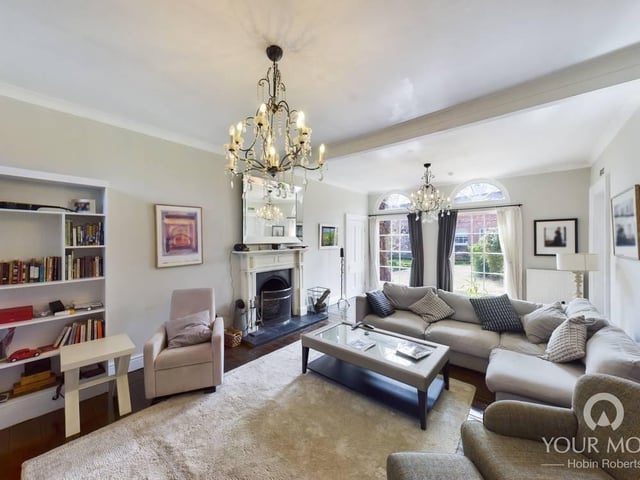 13 bedrooms, a swimming pool, a gym and gardens in this period home.