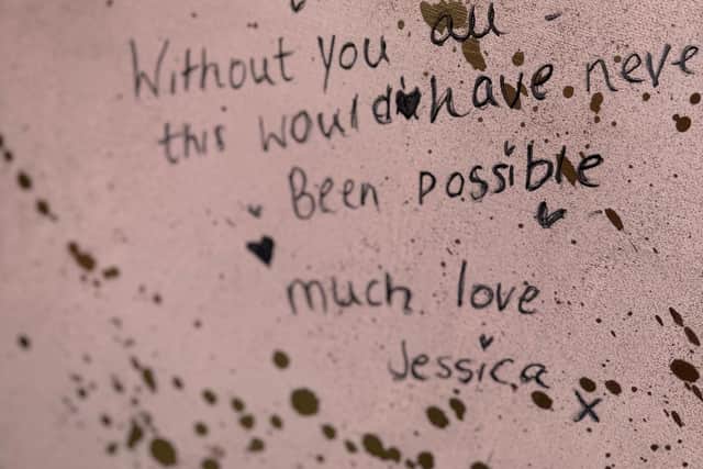 From the Grand Opening Jessica's personal message to her clients.