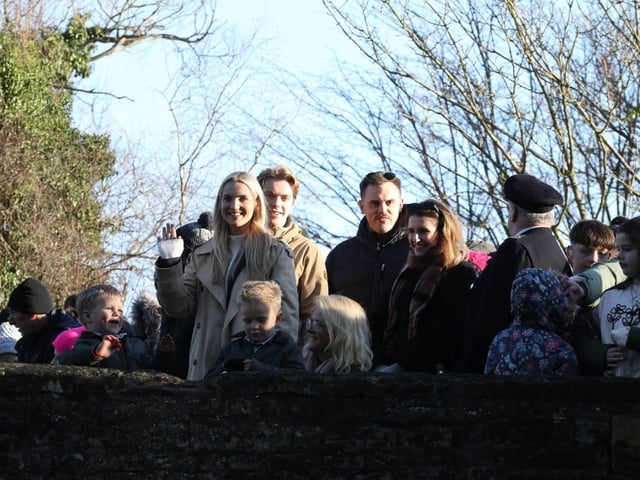 Annual Boxing Day Squirt between Geddington Volunteer Fire Brigade and Northants Fire and Rescue at Geddington Ford/National World