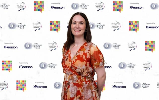 Shona McFayden - Photo Credits - Pearson National Teaching Awards
