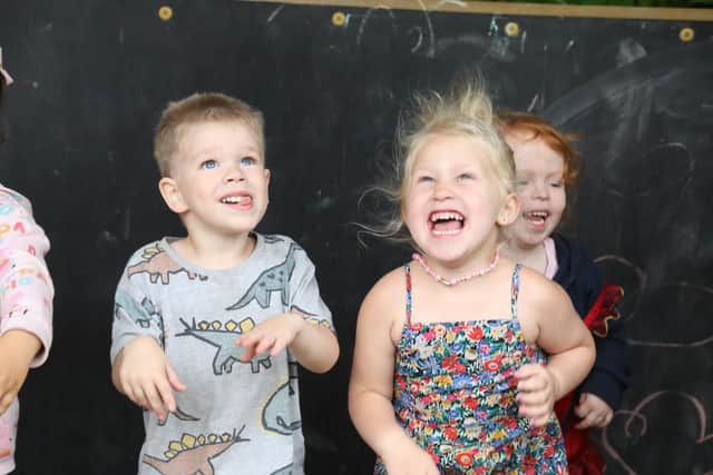 Children at Ronald Tree Nursery School in Kettering