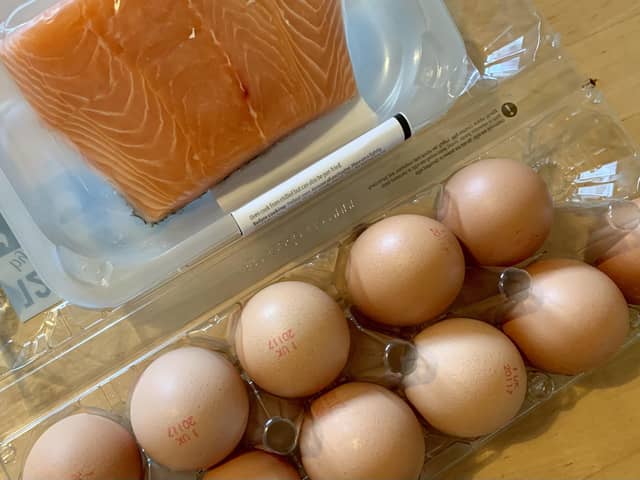 Salmon and egg yolks are a good source of vitamin D