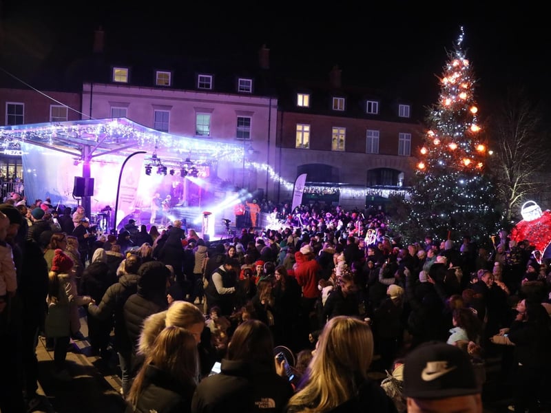 PICTURE SPECIAL: Kettering Christmas lights switch on event 2024