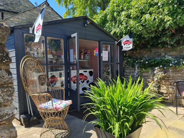 The new ice cream shop