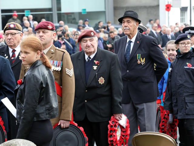 Wellingborough Remembrance Day parade 2022