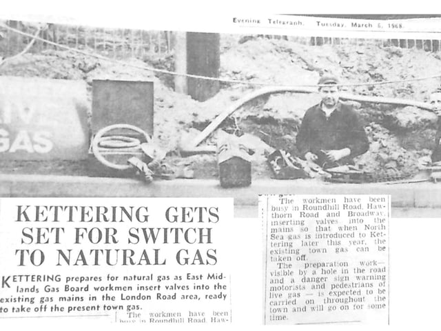 1968 and new natural gas pipes are installed in Roundhill and Hawthorn Roads and in BroadwayEvery Picture Tells a Story by Dave Clemo