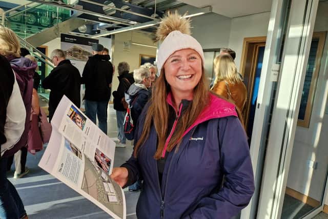 Rachel Williamson from Rothwell was determined to find a positive in the plans for the development for warehouses on the farmland site off junction 3 of the A14 near Rothwell /National World