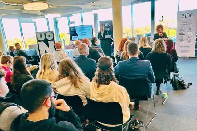 Leaders from the retail security sector collaborating with criminology and policing students at the University of Northampton.