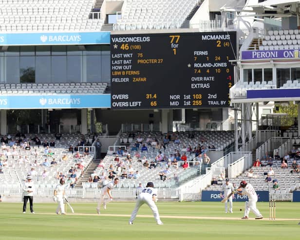Northants ended their season with defeat against Middlesex at ord's on Saturday (Picture: Peter Short)