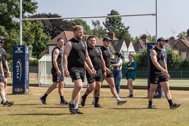 Saints started pre-season training at Northampton School for Boys on Monday morning